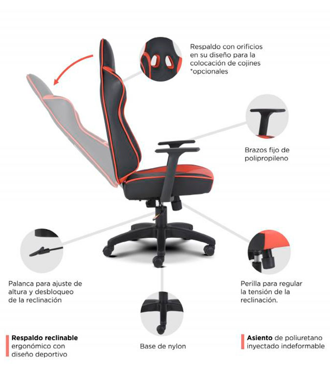 Silla Gamer Indi