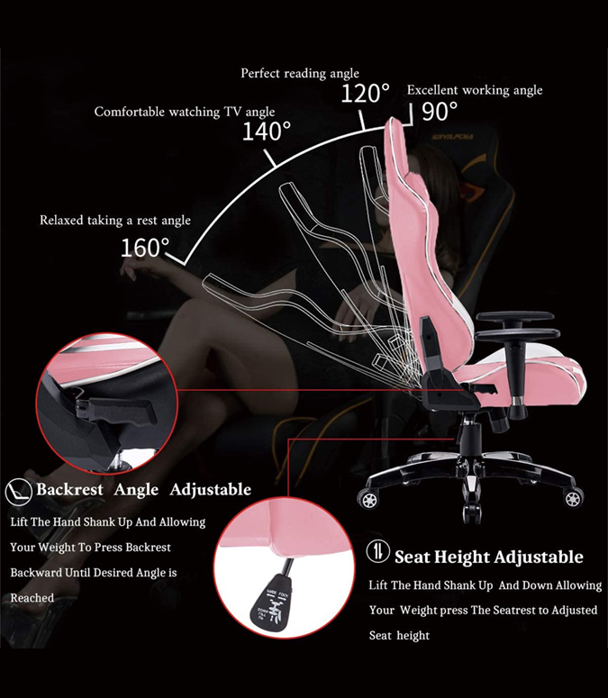 Silla Gamer Azgo Pink