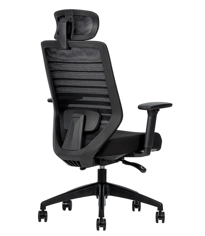 Silla Delta Cabecera Negro