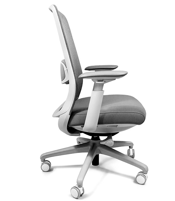 Silla Londres Eco Gris Ejecutiva