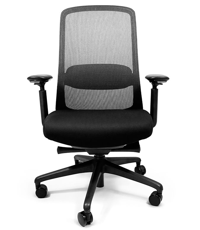 Silla Londres Eco Gris Ejecutiva